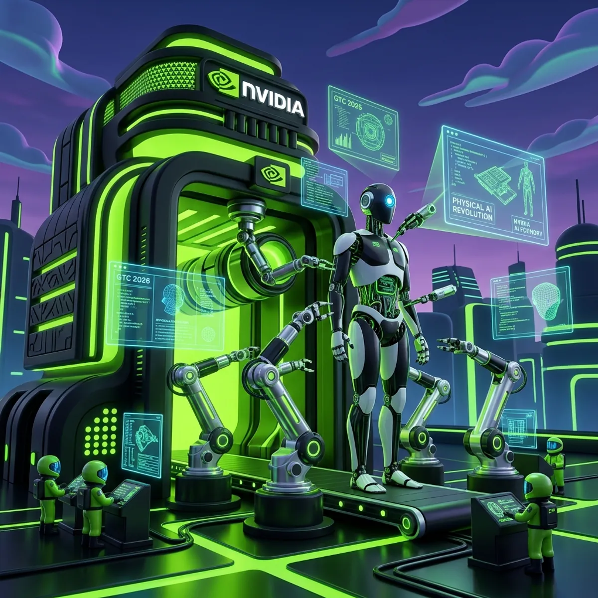 Nvidia GTC 2026: La IA Deja de Pensar y Empieza a Construir